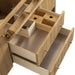 James Martin Hudson 60" Single Vanity in Light Natural Oak Drawers