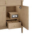 James Martin Kinnsden 36 Inch Single Vanity Weathered Oak Integrated Outlet
