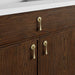 James Martin Kinnsden 36" Single Vanity Sable Oak Cabinet Close Up