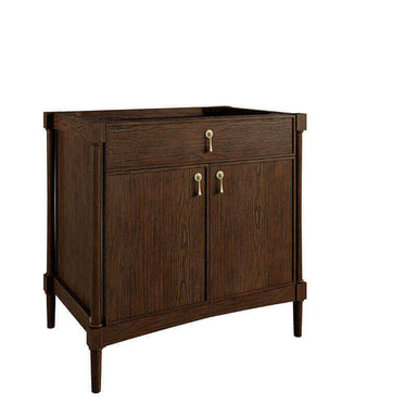 James Martin Kinnsden 36" Single Vanity Sable Oak Cabinet Only