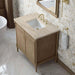 James Martin Kinnsden 36 Single Vanity Weathered Oak in Tajnar Eclos Top
