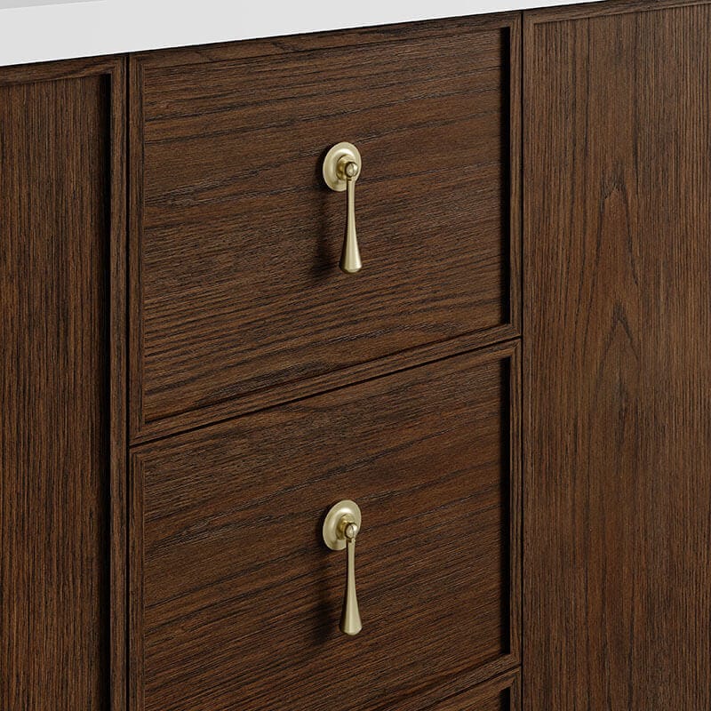 James Martin Kinnsden 72 Inch Single Vanity Sable Oak Cabinet Only Close