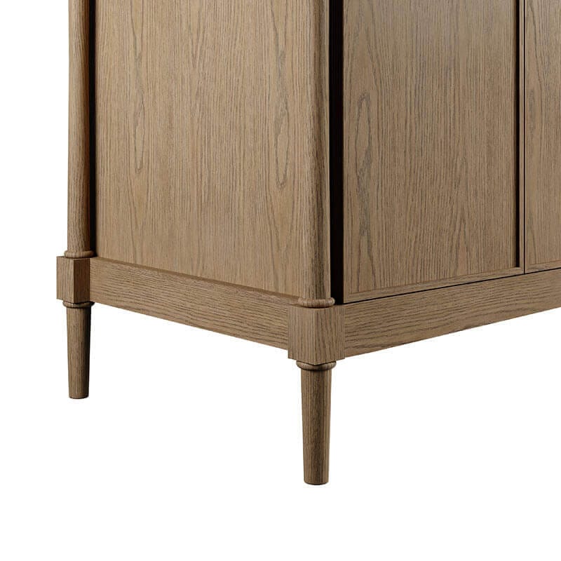 James Martin Kinnsden 72 Inch Single Vanity Weathered Oak Cabinet Only Base