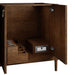 James Martin Kinnsden 72 Single Vanity Sable Oak Cabinet Only Integrated Outlets