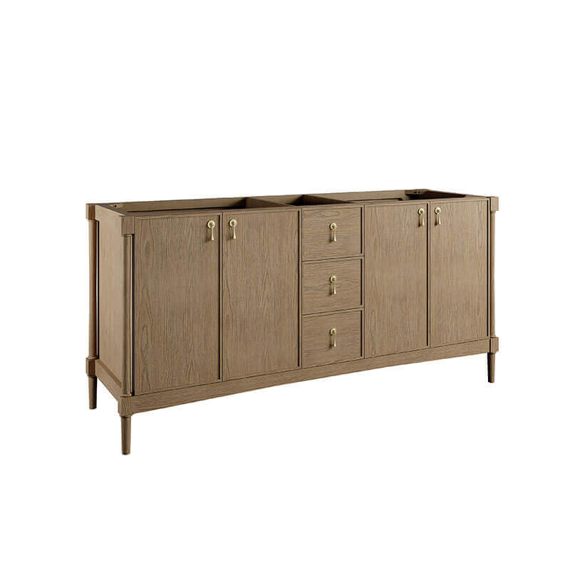 James Martin Kinnsden 72 Single Vanity Weathered Cabinet Only