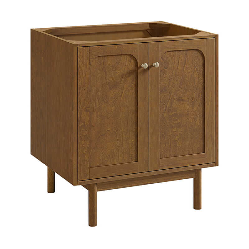 James Martin Laurent 30" Single Vanity Honey Oak Cabinet Only