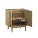 James Martin Laurent 30 Single Vanity Light Natural Oak Open Cabinet
