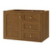 James Martin Laurent 36 Inch Single Vanity in Honey Oak Corner View Floating