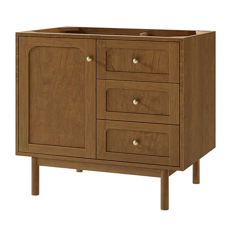 James Martin Laurent 36" Single Vanity in Honey Oak Cabinet Only