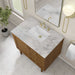 James Martin Laurent 36" Single Vanity in Honey Oak With Carrara Marble Top