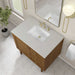 James Martin Laurent 36" Single Vanity in Honey Oak With Lime Delight Silestone Top
