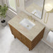James Martin Laurent 36" Single Vanity in Honey Oak With Tajnar Eclos Top