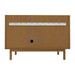 James Martin Laurent 48" Single Vanity in Honey Oak Back View Freestanding