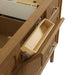 James Martin Laurent 48" Single Vanity in Honey Oak Top Row Tip Out Style Drawer