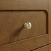 James Martin Laurent 48" Single Vanity in Honey Oak With Champagne Brass Pulls