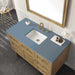 James Martin Laurent 48 Single Vanity Light Natural Oak Cala Blue Top