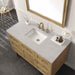 James Martin Laurent 48 Single Vanity Light Natural Oake Ternal Serena Top
