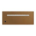 James Martin Laurent 60" Double Vanity in Honey Oak Back View Floating