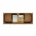 James Martin Laurent 60 Inch Double Vanity in Honey Oak Top View