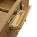 James Martin Laurent 60 Inch Double Vanity in Honey Oak With Top Row Tip Out Style Drawers