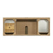 James Martin Laurent 60 Inch Single Vanity in Light Natural Oak Top View