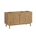 James Martin Laurent 60" Single Vanity in Light Natural Oak Cabinet Only