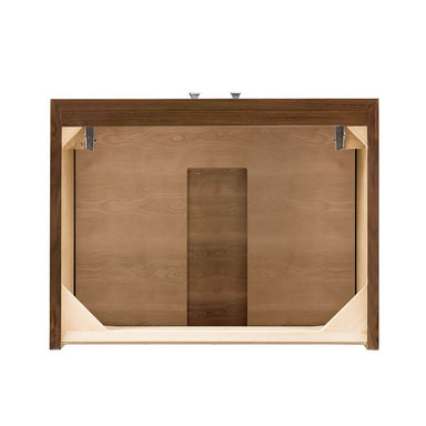 James Martin Linden 24 Inch Single Vanity in Mid Century Walnut Top View