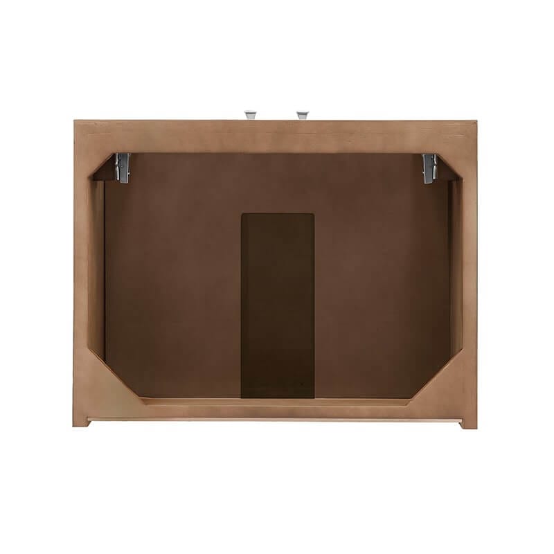 James Martin Linden 24 Inch Single Vanity in Whitewashed Walnut Top View