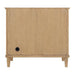 James Martin Lorelai 36 Inch Single Vanity in Light Natural Oak Back View