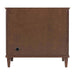 James Martin Lorelai 36 Inch Single Vanity in Mid Century Walnut Back View