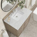 James Martin Lorelai 36 Inch Single Vanity in Whitewashed Oak With Ethereal Noctis Silestone Top