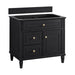 James Martin Lorelai 36" Single Vanity in Black Onyx Cabinet Only