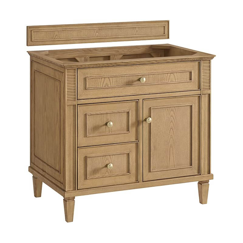 James Martin Lorelai 36 Single Vanity in Light Natural Oak Cabinet Only
