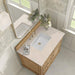 James Martin Lorelai 36" Single Vanity in Light Natural Oak With Eternal Marfil Silestone Top