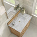 James Martin Lorelai 36" Single Vanity in Light Natural Oak With Victorian Silver Silestone Top