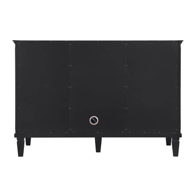 James Martin Lorelai 48 Inch Single Vanity in Black Onyx Back View