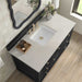 James Martin Lorelai 48 Inch Single Vanity in Black Onyx With Siberian Silestone Top