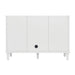James Martin Lorelai 48 Inch Single Vanity in Bright White Back View