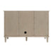 James Martin Lorelai 48 Inch Single Vanity in Whitewashed Oak Back View
