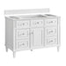 James Martin Lorelai 48" Single Vanity in Bright White Cabinet Only