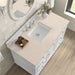 James Martin Lorelai 48" Single Vanity in Bright White With Eternal Marfil Silestone Top