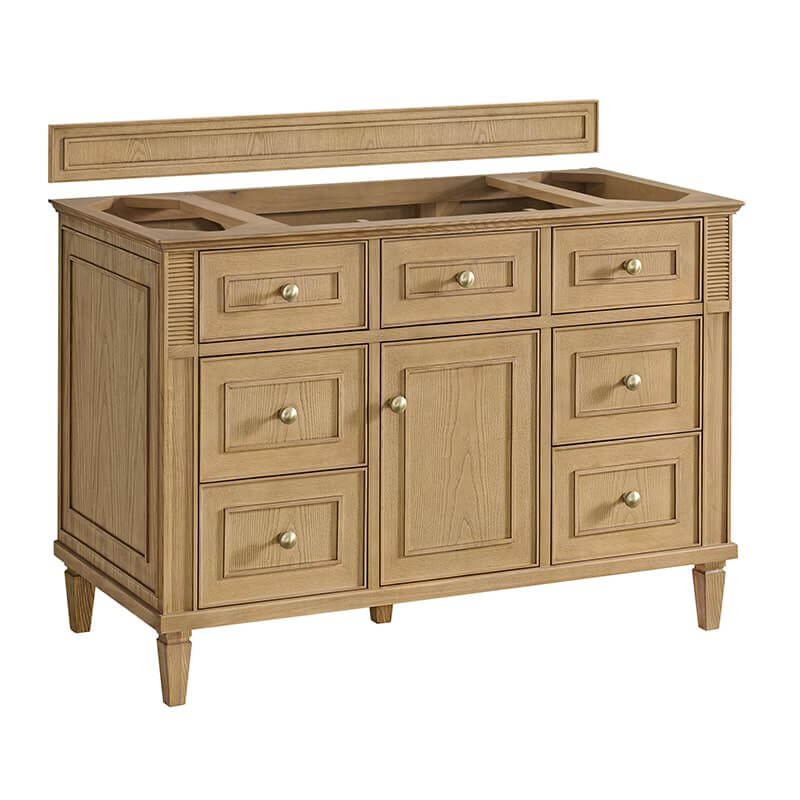 James Martin Lorelai 48" Single Vanity in Light Natural Oak Cabinet Only