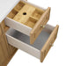 James Martin Lorelai 48" Single Vanity in Light Natural Oak Top View Drawers