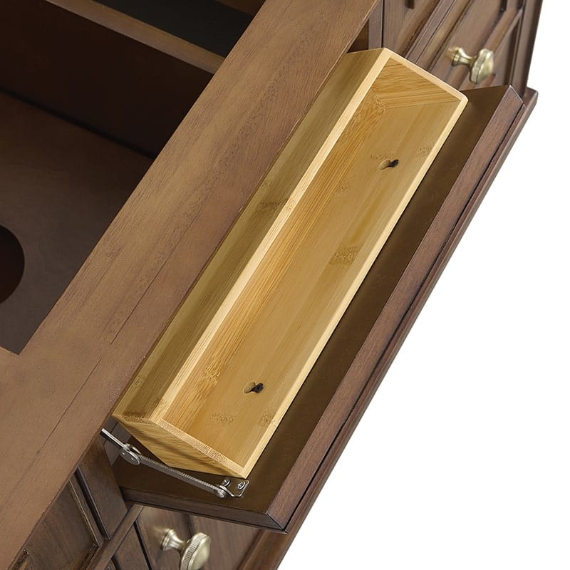 James Martin Lorelai 48" Single Vanity in Mid Century Walnut One Tip Out Drawer