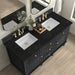 James Martin Lorelai 60" Double Vanity in Black Onyx With Phantome Eclos Top