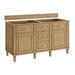 James Martin Lorelai 60" Double Vanity in Light Natural Oak Cabinet Only
