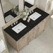 James Martin Lorelai 60" Double Vanity in Whitewashed Oak With Phantome Eclos Top
