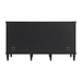 James Martin Lorelai 60 Inch Double Vanity in Black Onyx Back View