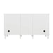 James Martin Lorelai 60 Inch Double Vanity in Bright White Back View