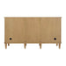 James Martin Lorelai 60 Inch Double Vanity in Light Natural Oak Back View